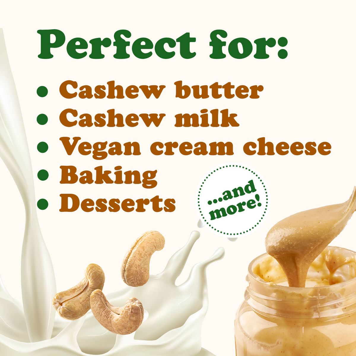 Anacardos Orgánicos - Enteros, Tamaño W-320, Sin Sal - por Food To Live - Imagen 7