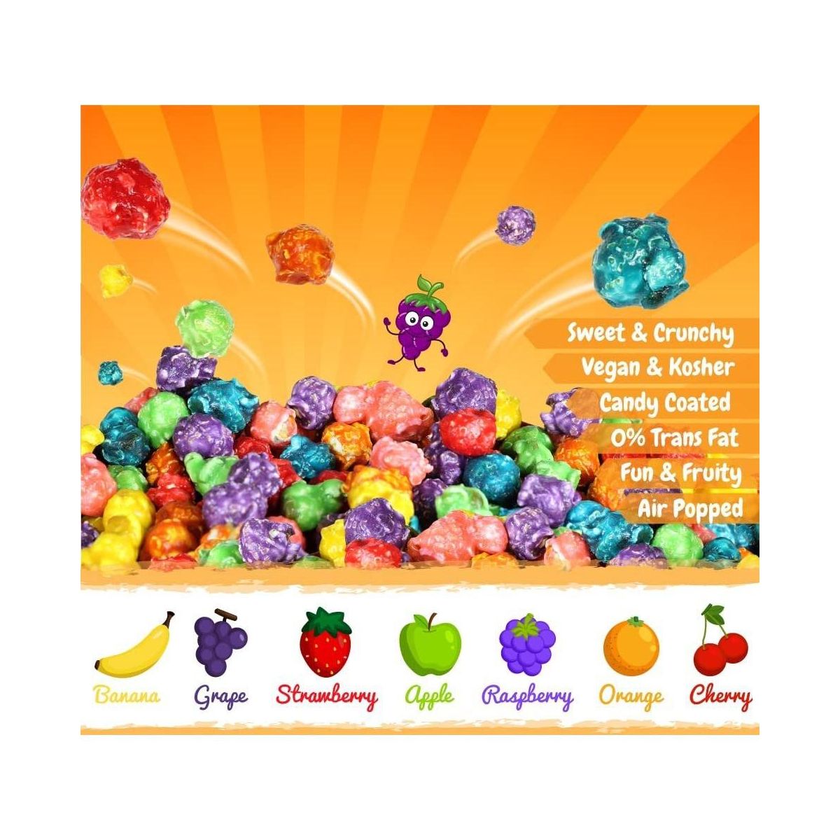 Palomitas Gourmet de Colores Arcoíris por It's Delish - Imagen 4