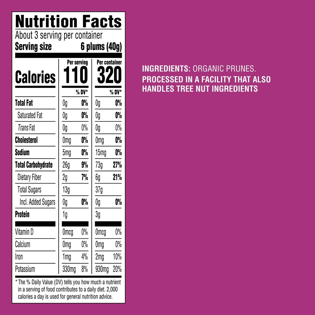 Ciruelas Pasas Sin Hueso Orgánicas Sin Azúcar - 4 oz - Good & Gather™ - Imagen 5