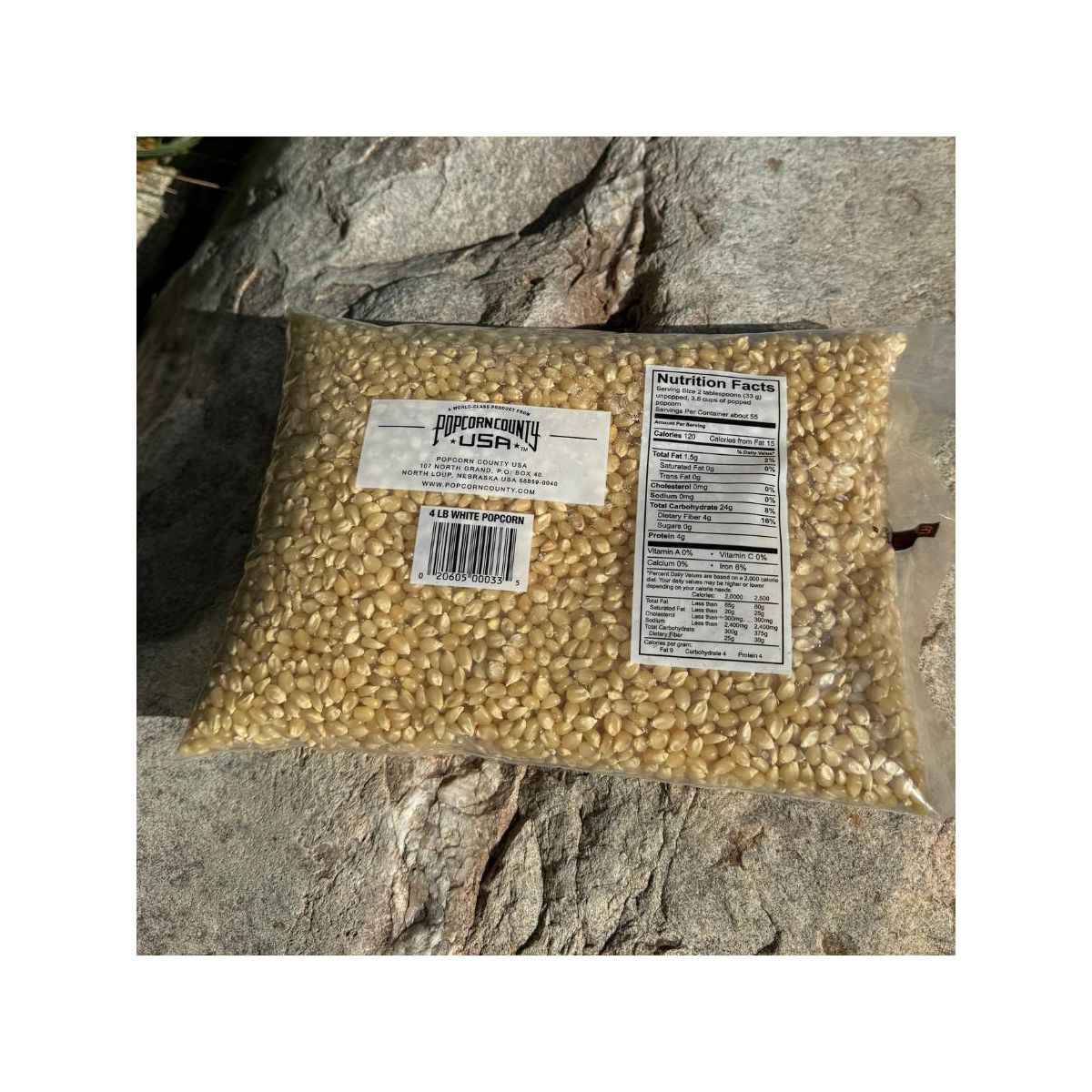 Palomitas de Maíz Popcorn County USA 4 lb Granos Blancos sin Reventar - Paquete de 2 - Imagen 6