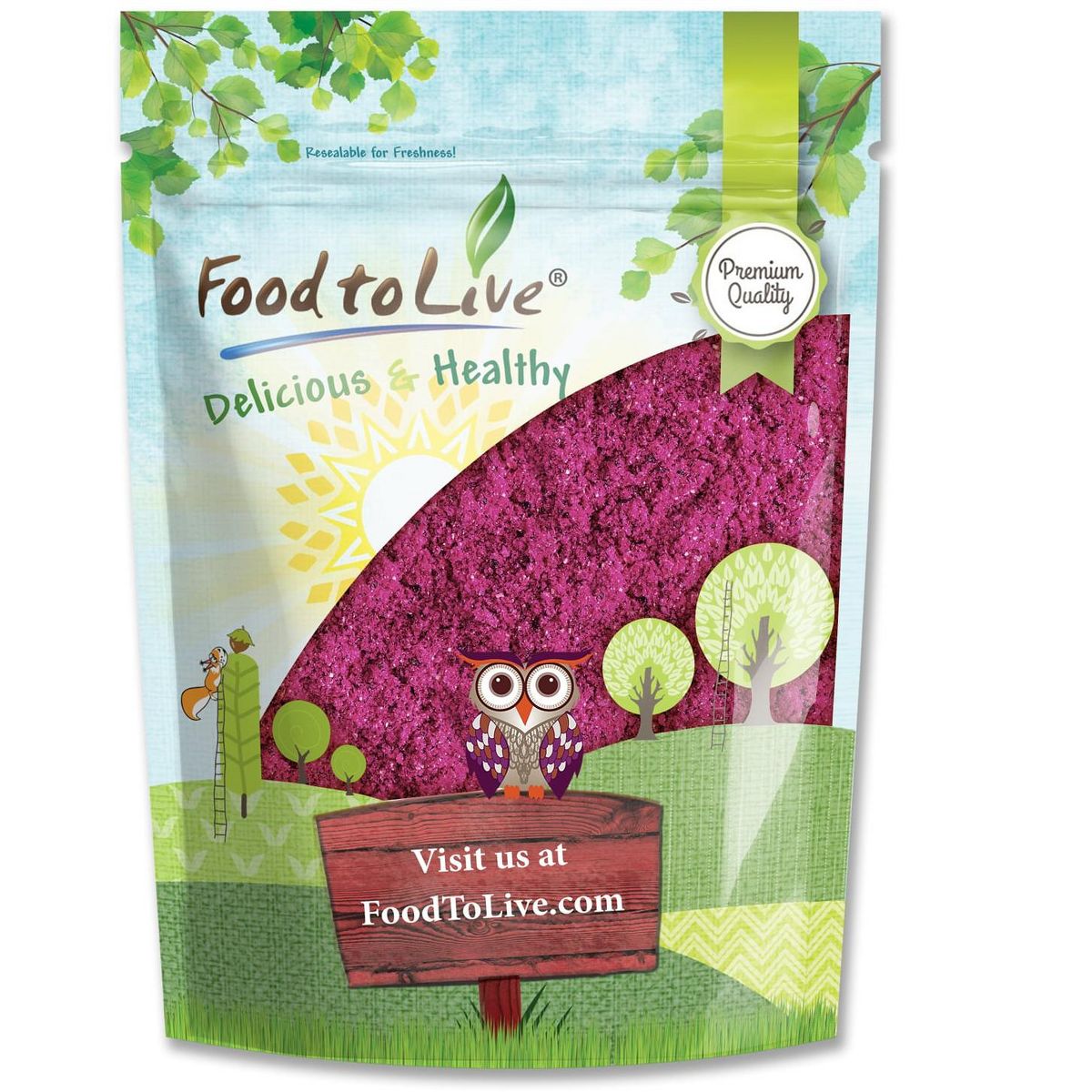 Polvo de Jugo de Fruta del Dragón SD - por Food To Live