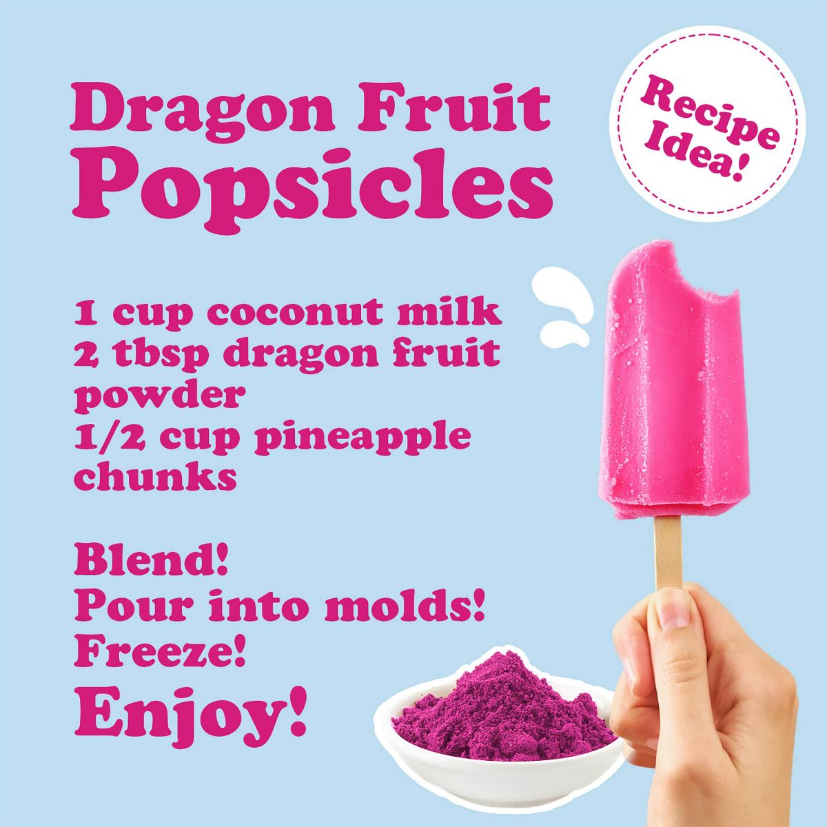 Polvo de Jugo de Fruta del Dragón SD - por Food To Live - Imagen 7