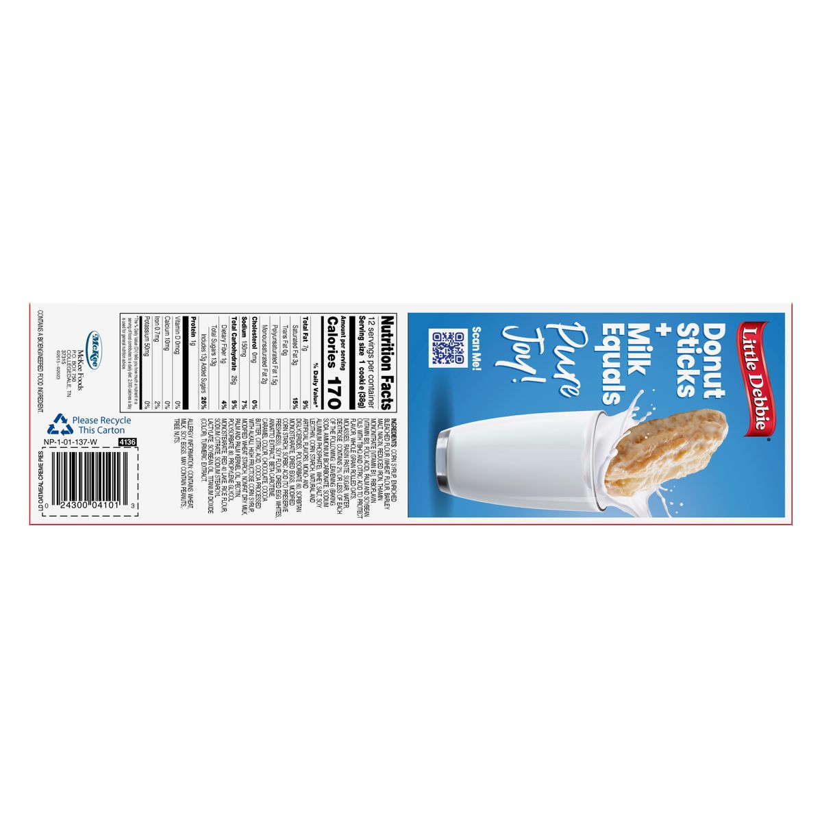 Little Debbie Galletas de Avena con Crema - Imagen 5