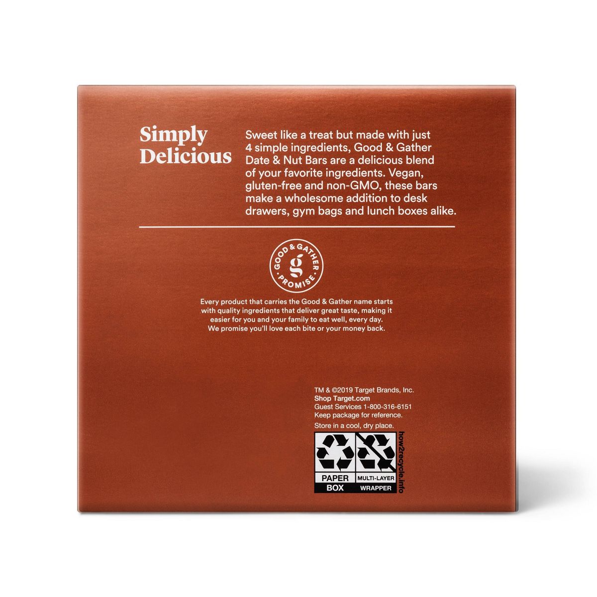 Barras Nutricionales de Masa para Galletas con Chispas de Chocolate - 5ct - Good & Gather™ - Imagen 3