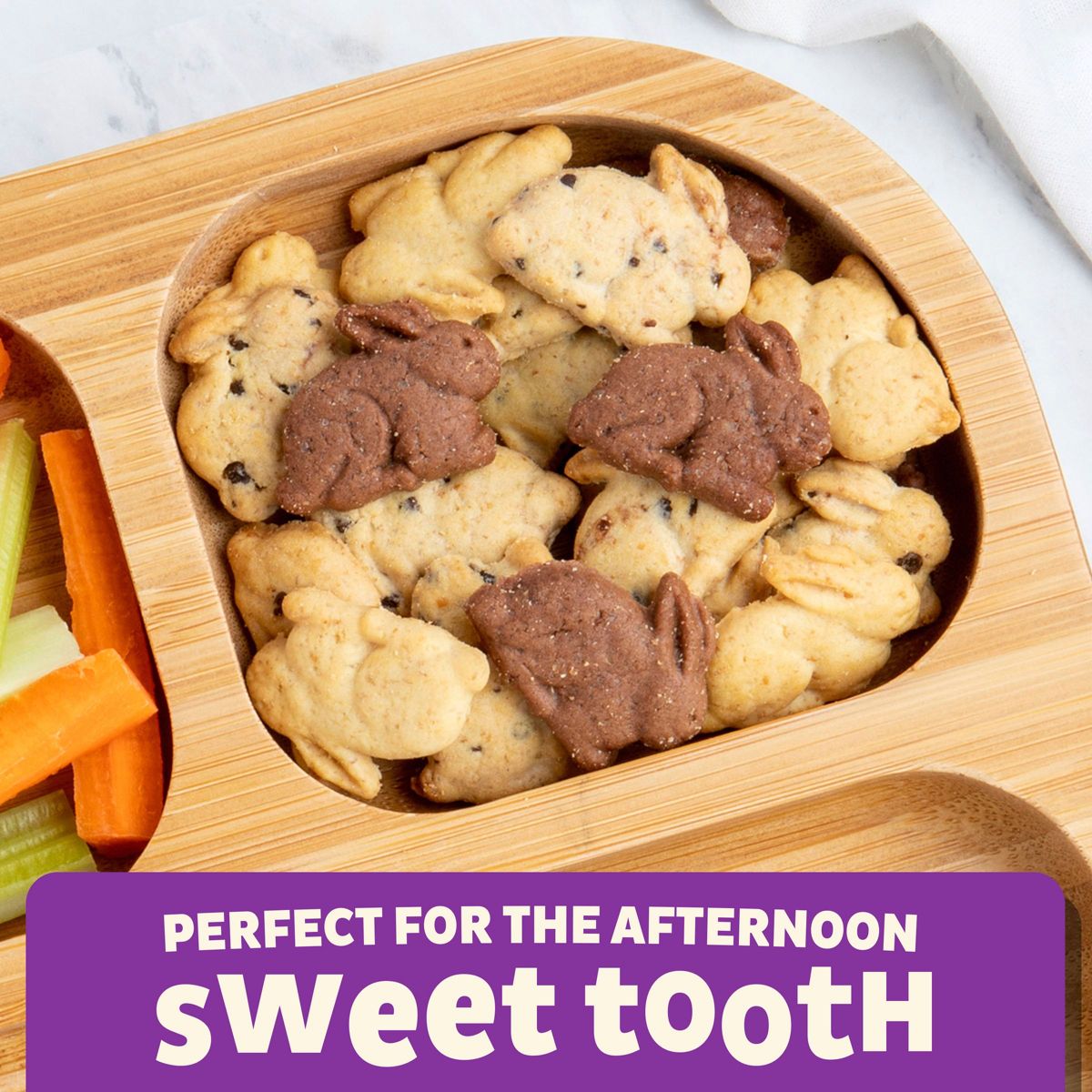 Annie's Organic Friends Bunny Grahams Galletas Horneadas con Chispas de Chocolate y Miel - 7 oz - Imagen 4