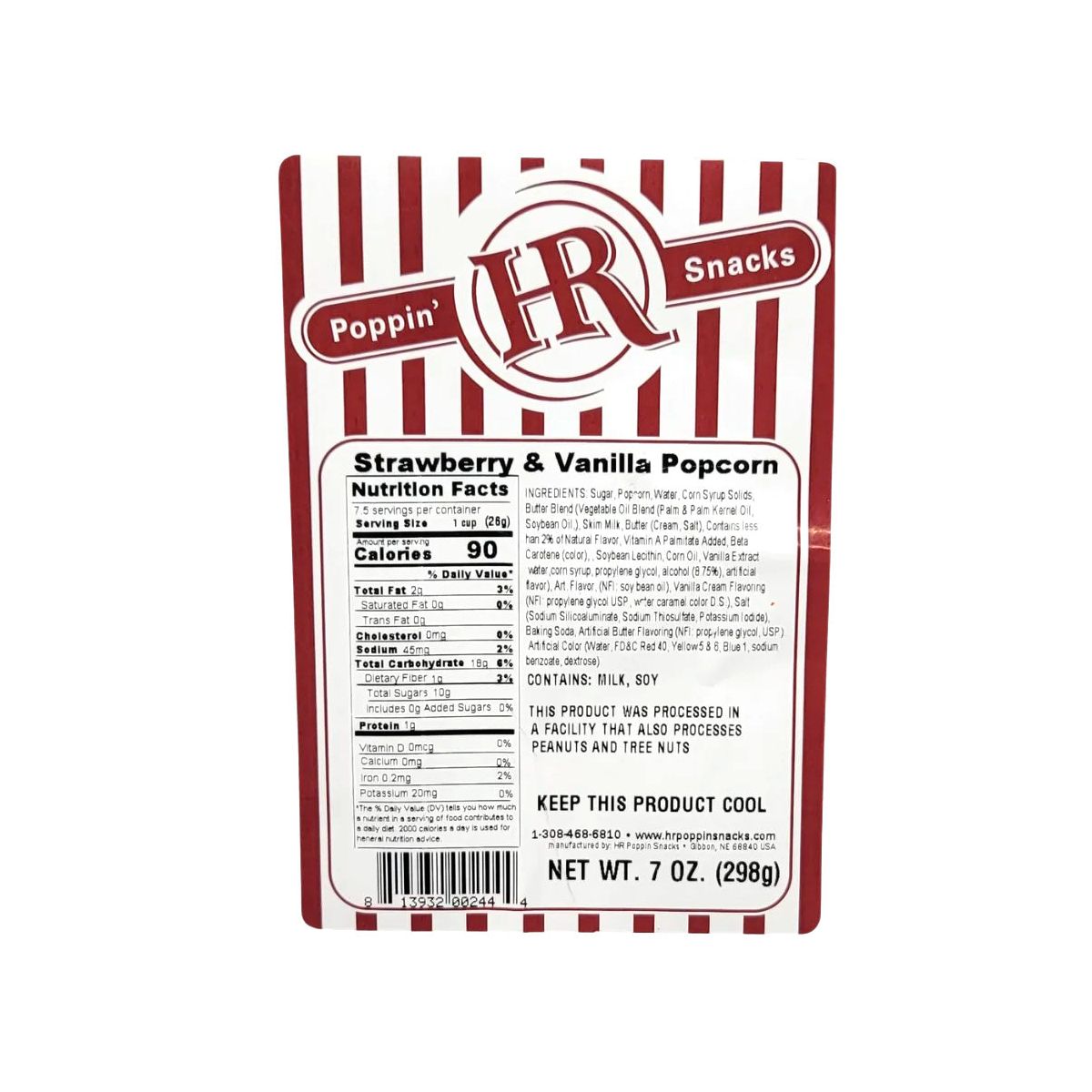 HR Poppin' Snacks 7 oz Palomitas de Fresa y Vainilla - Paquete de 2 - Imagen 8