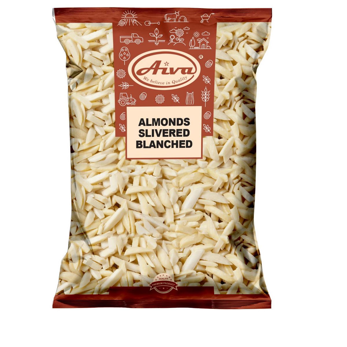 Almendras Fileteadas Blanqueadas - Imagen 3