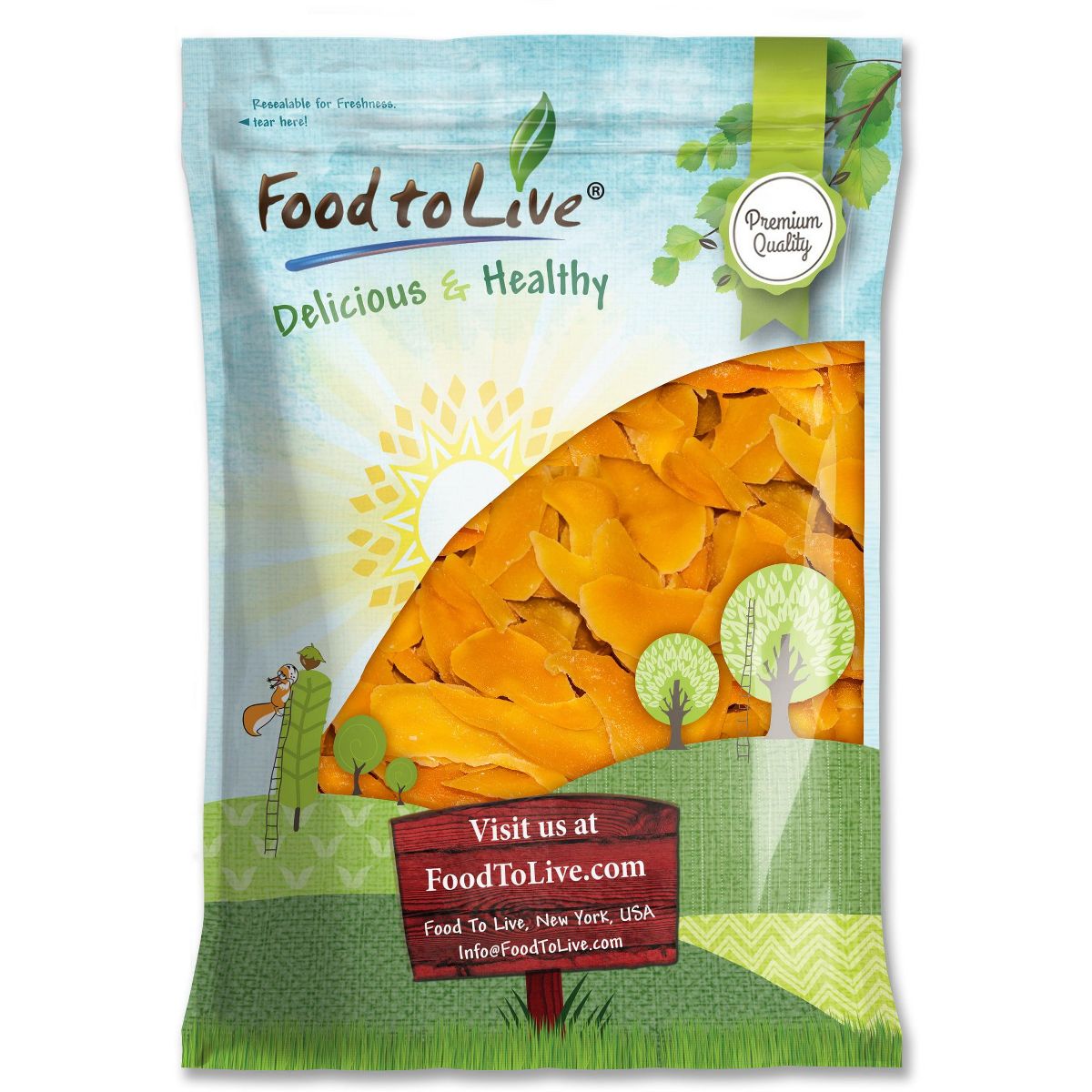 Mangos deshidratados tipo mejilla - por Food To Live - Imagen 8