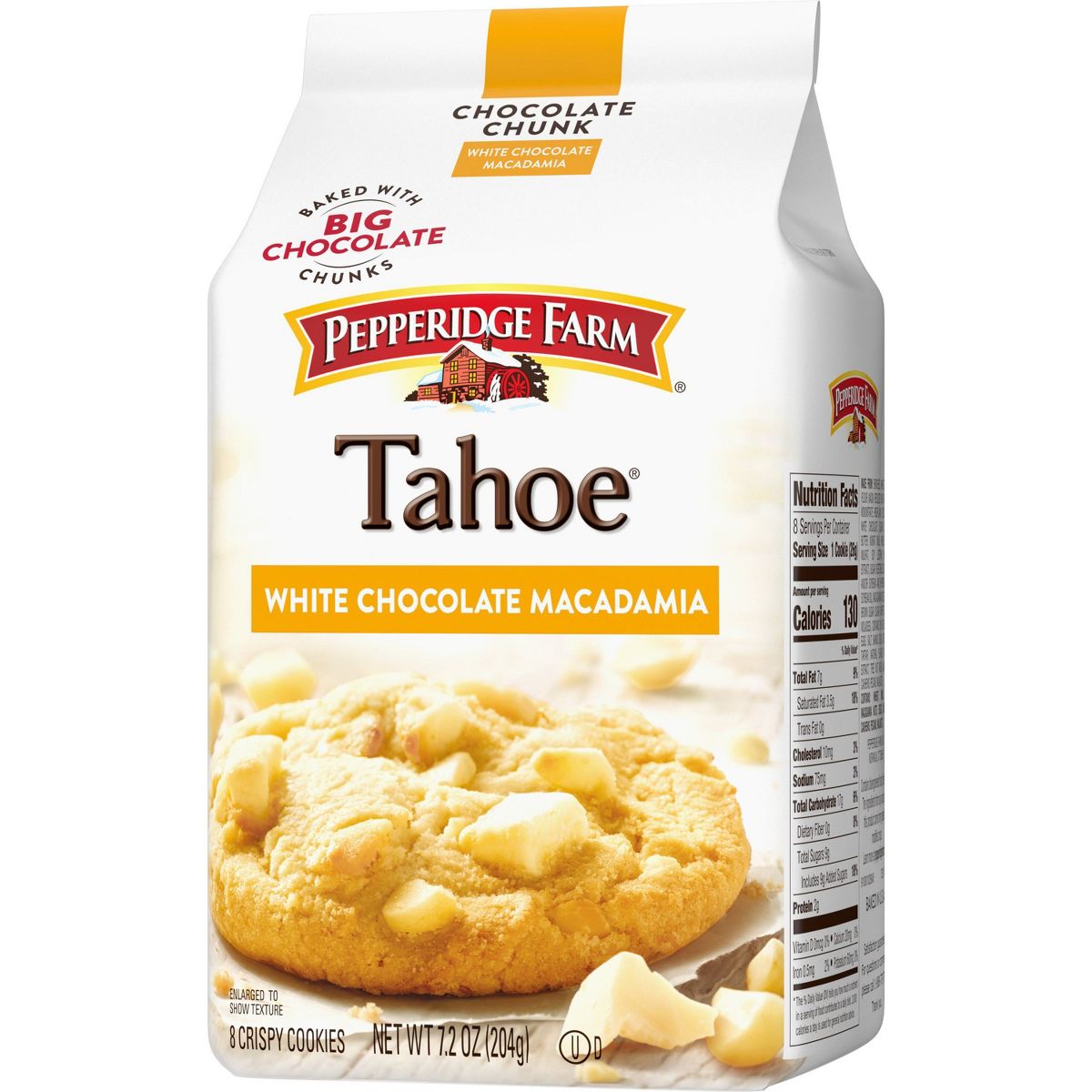 Galletas Pepperidge Farm Tahoe Crujientes con Chocolate Blanco y Macadamia - 7.2 oz / 8 ct - Imagen 9