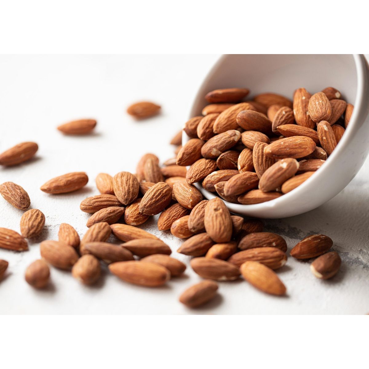 Almendras California Orgánicas Tostadas en Seco con Sal del Himalaya - Sin OGM, Tostadas al Horno, Ligeramente Saladas, Sin Aceite Agregado, Veganas, Kosher, a Granel - Imagen 8