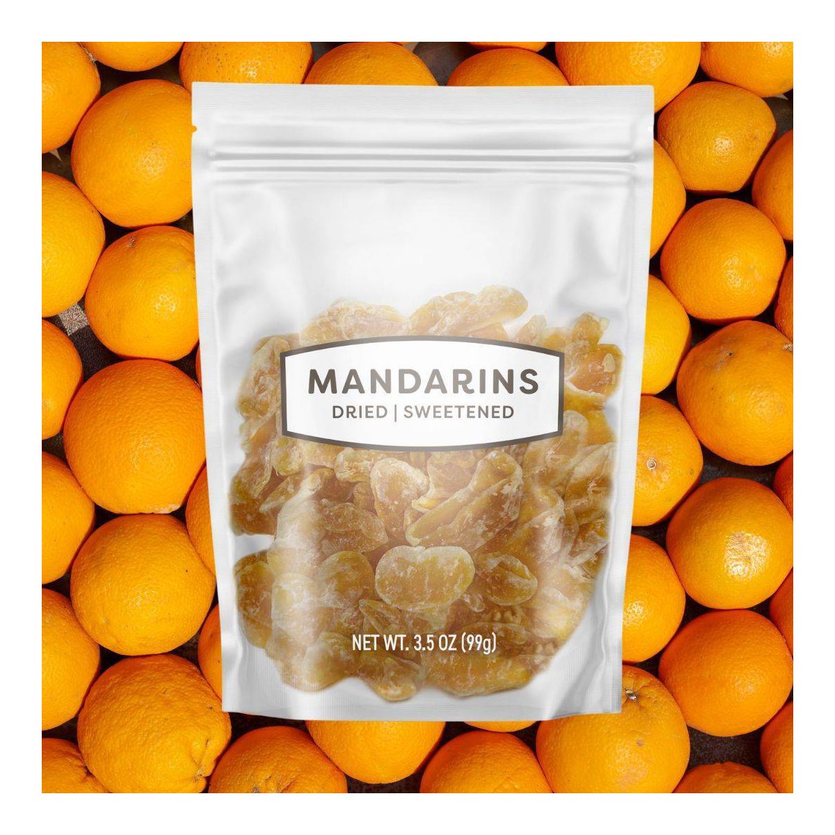 Mandarinas Dulces Secas - 3.5 oz - Imagen 3