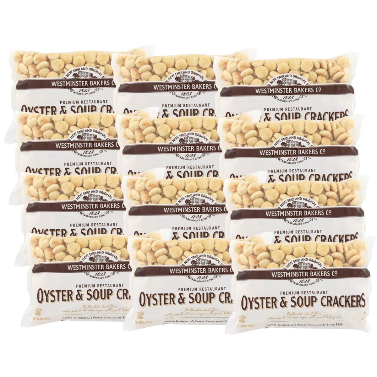 Galletas Saladas Oyster & Soup Westminster Bakers - Caja con 12/9 oz - Imagen 2