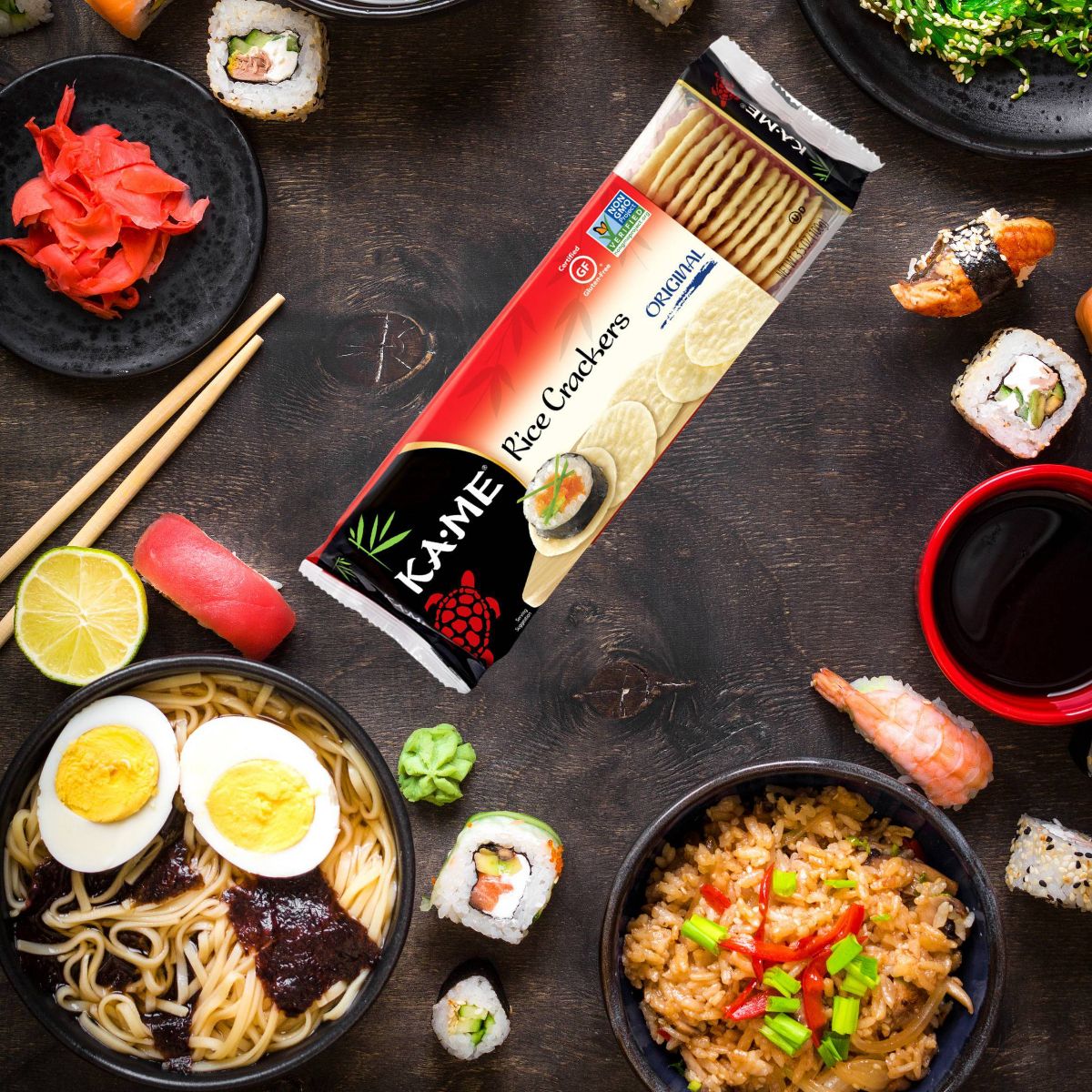 Galletas de Arroz Originales Ka-Me - 3.5 oz - Imagen 5