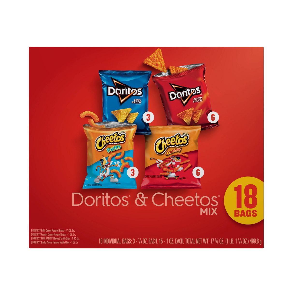 Paquete surtido Frito Lay Mezcla de Doritos y Cheetos - Imagen 4