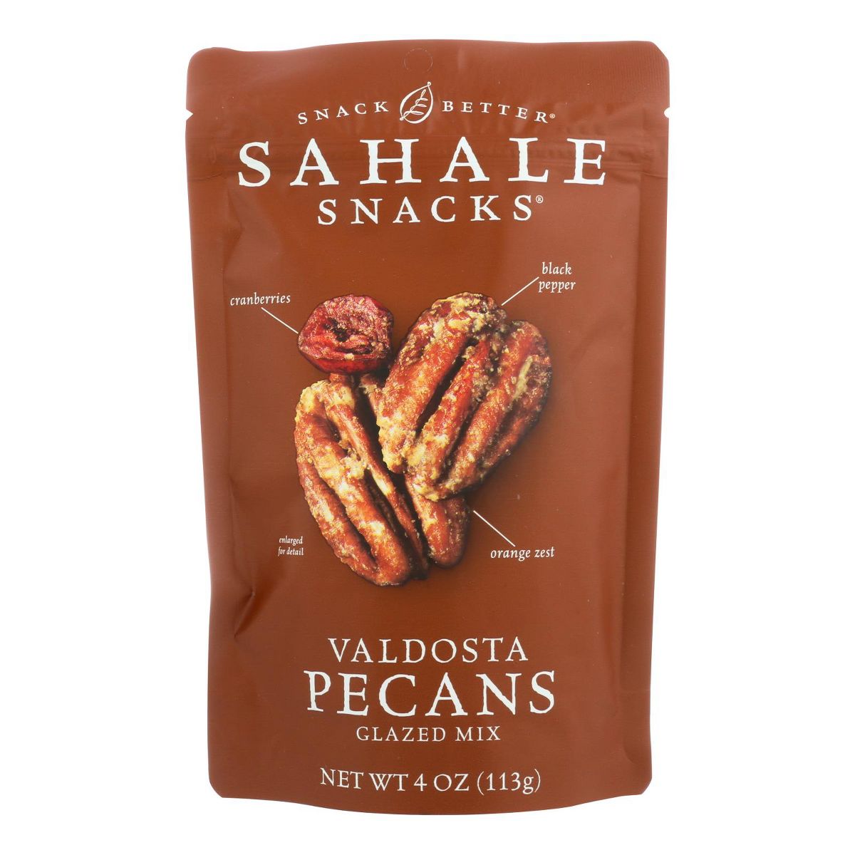 Sahale Snacks Mezcla de Nueces Pecanas Glaseadas Valdosta - Caja de 6/4 oz - Imagen 3