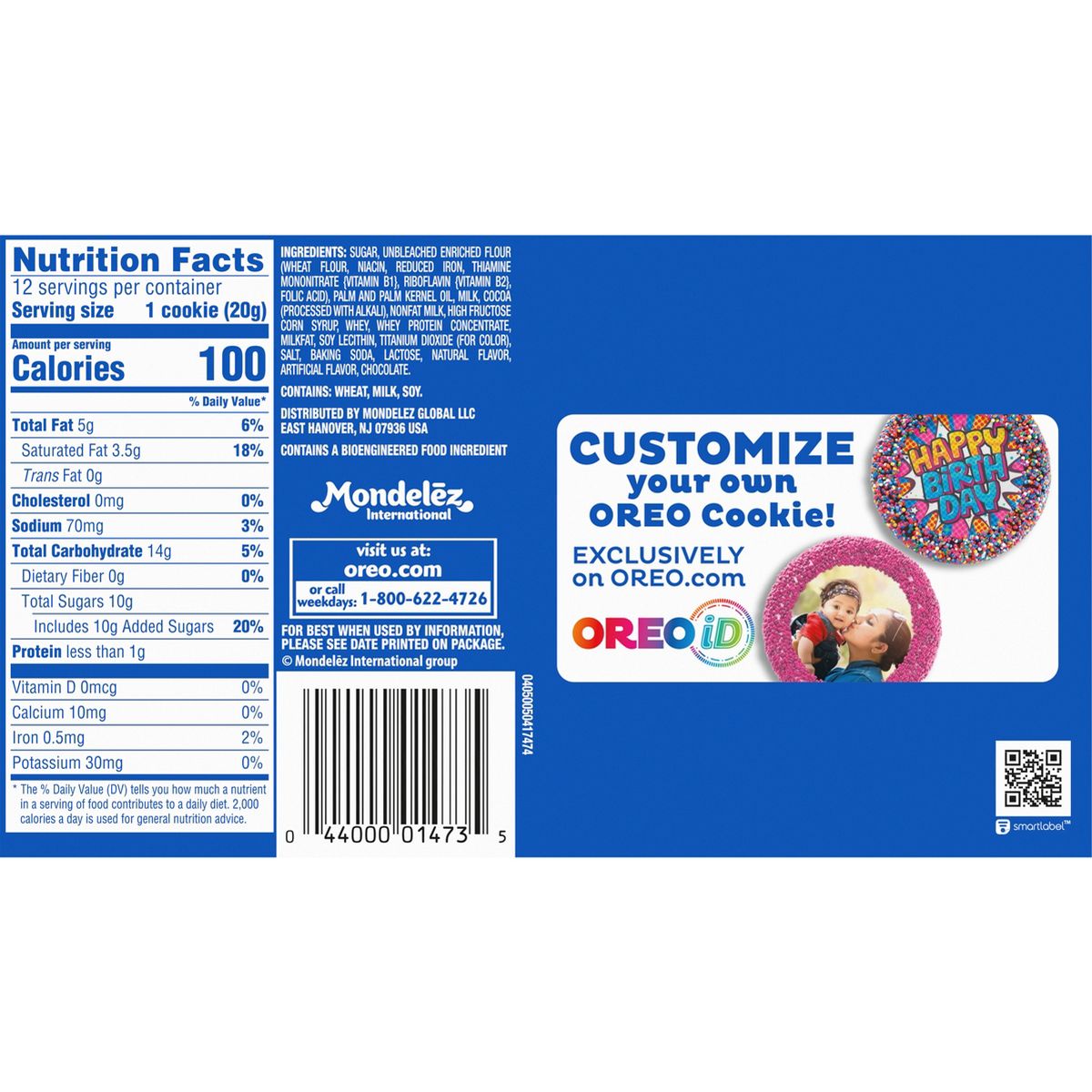 Galletas Sandwich de Chocolate Cubiertas de Fudge Blanco Oreo Edición Limitada Navideña - 8.5 oz - Imagen 3