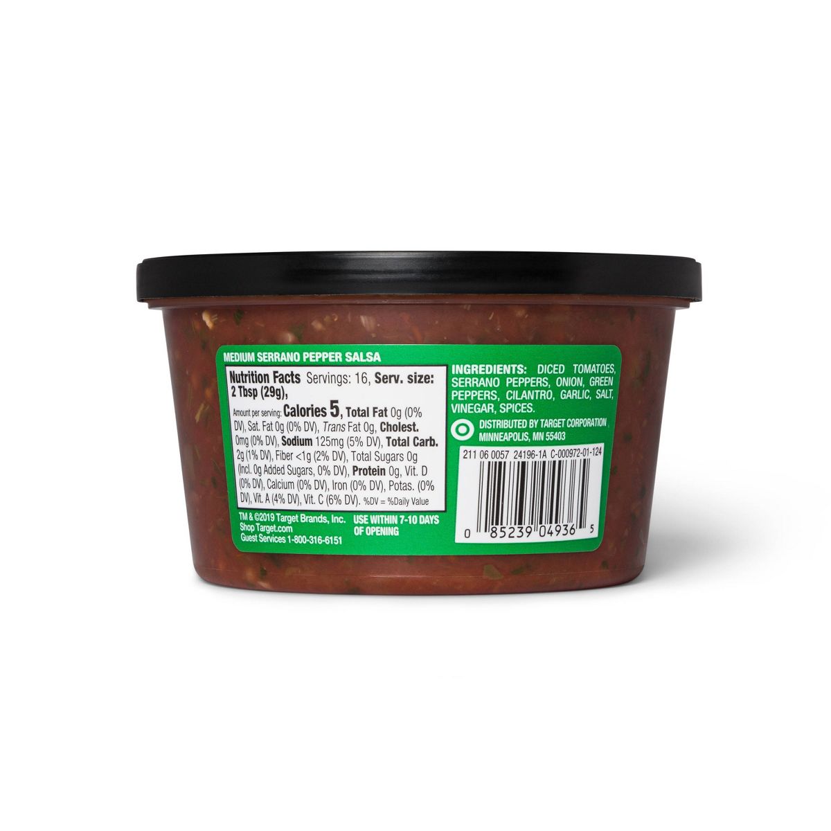 Salsa de Chile Serrano Mediano - 16 oz - Good & Gather™ - Imagen 3