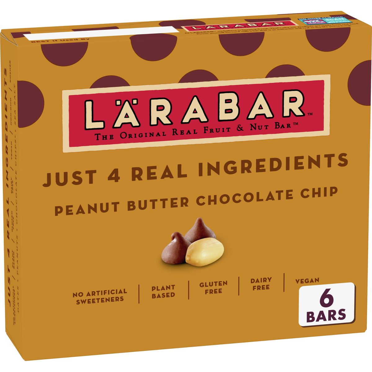 Larabar Barra de Proteína Sabor Mantequilla de Cacahuate y Chispas de Chocolate