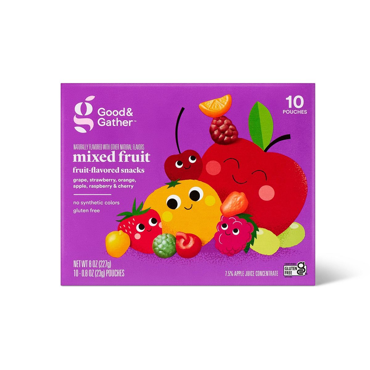 Botanas de Frutas Mezcladas con Sabor a Fruta - 8 oz / 10 ct - Good & Gather™