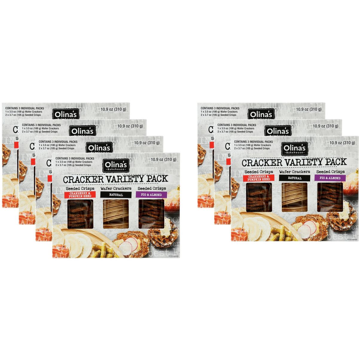 Paquete Variado de Galletas Olinas Bakehouse - Caja de 7 - 10.9 oz