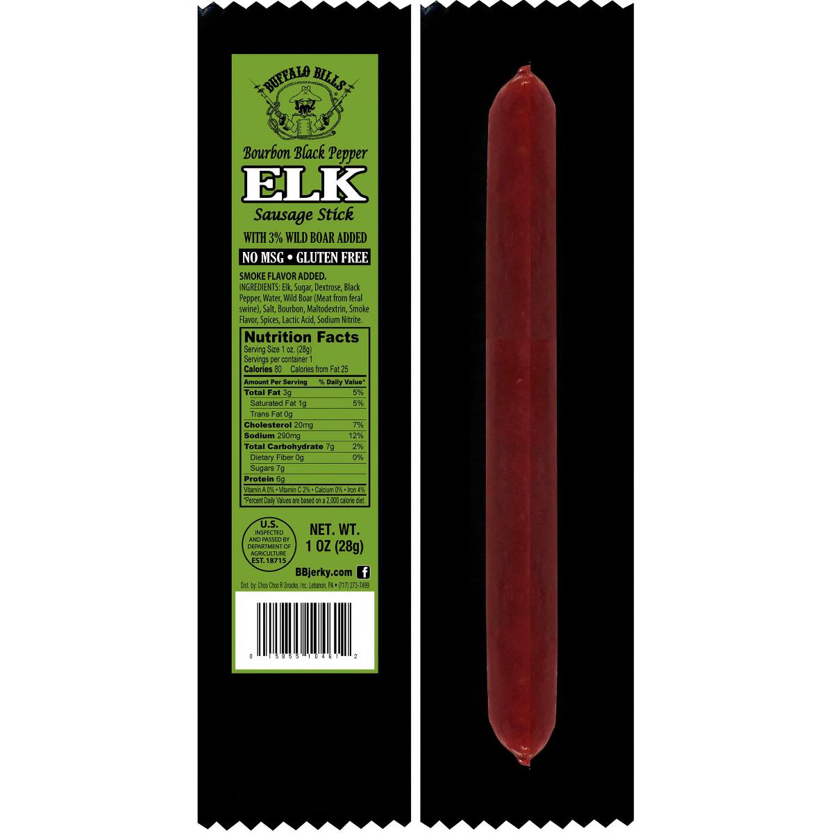 Bolsa de Regalo de Terciopelo Negro Buffalo Bills con 15 Palitos de Alce (15 palitos de alce de 1 oz envueltos) - Imagen 3