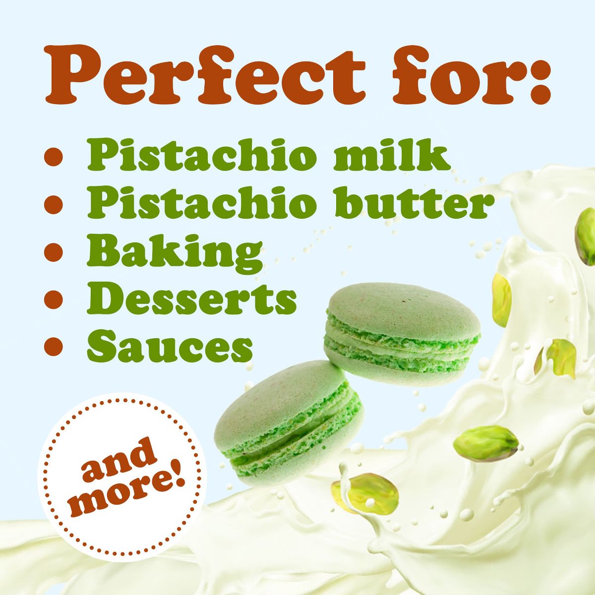 Pistachios Orgánicos Crudos - Sin OGM, Kosher, Sin Cáscara, Granel - Imagen 8