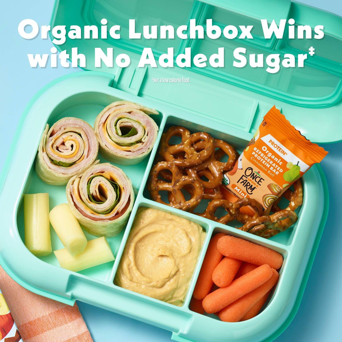 Once Upon A Farm Barras de Proteína Sabor Rollo de Canela Orgánicas - 4.68 oz/6 ct - Imagen 7