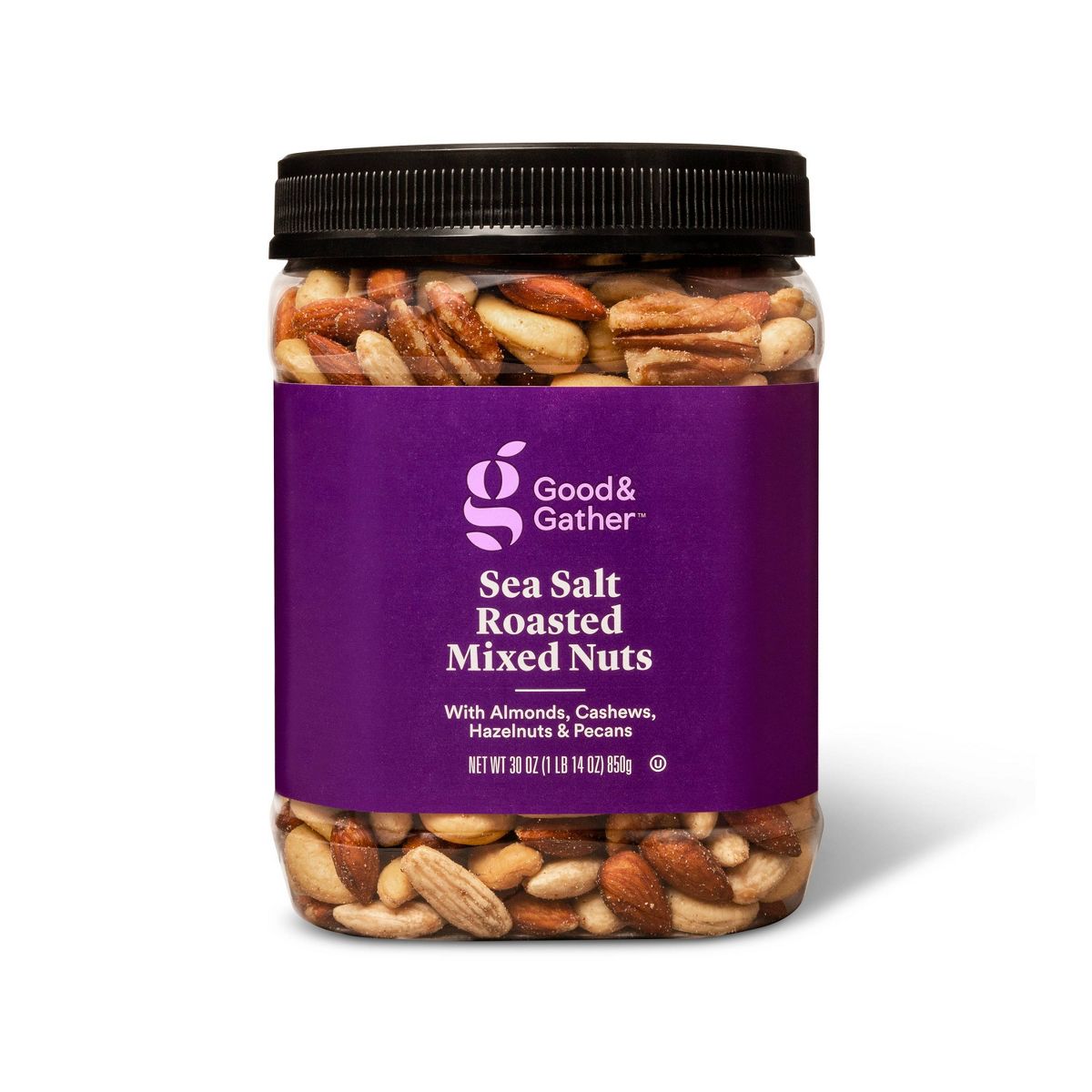Mezcla de nueces tostadas con sal marina - 30 oz - Good & Gather™ - Imagen 2
