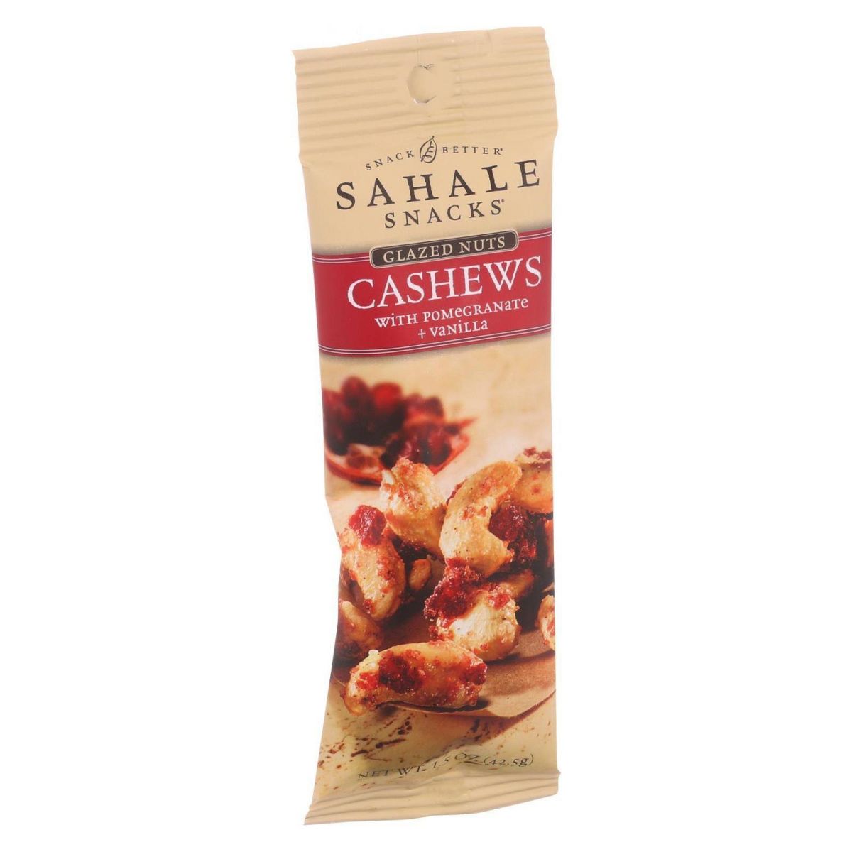 Sahale Snacks Nueces Garapiñadas, Anacardos Con Granada y Vainilla - Caja de 9/1.5 oz - Imagen 3