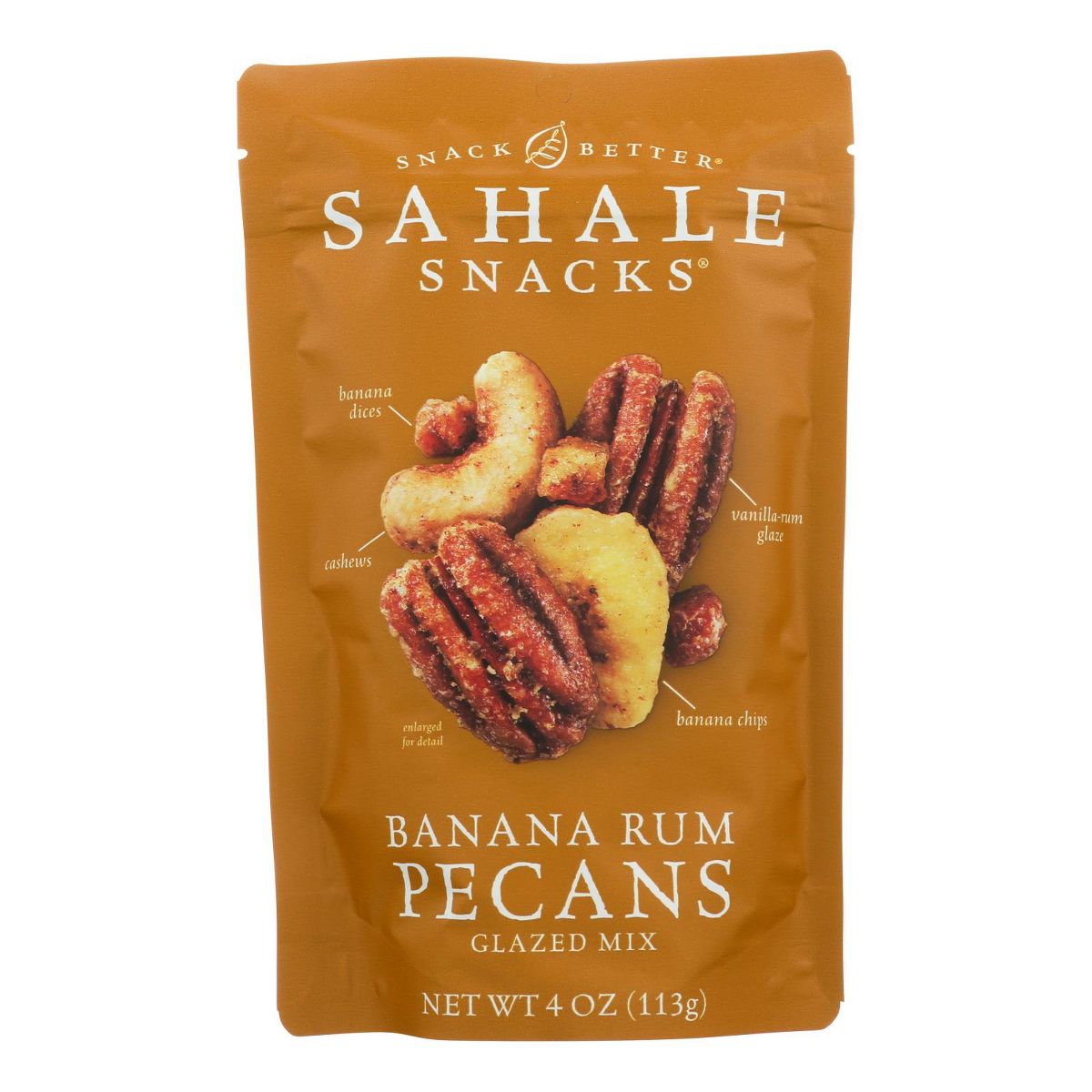 Sahale Snacks Mezcla Glaseada de Plátano, Ron y Nueces Pecanas - Caja con 6/4 oz - Imagen 3