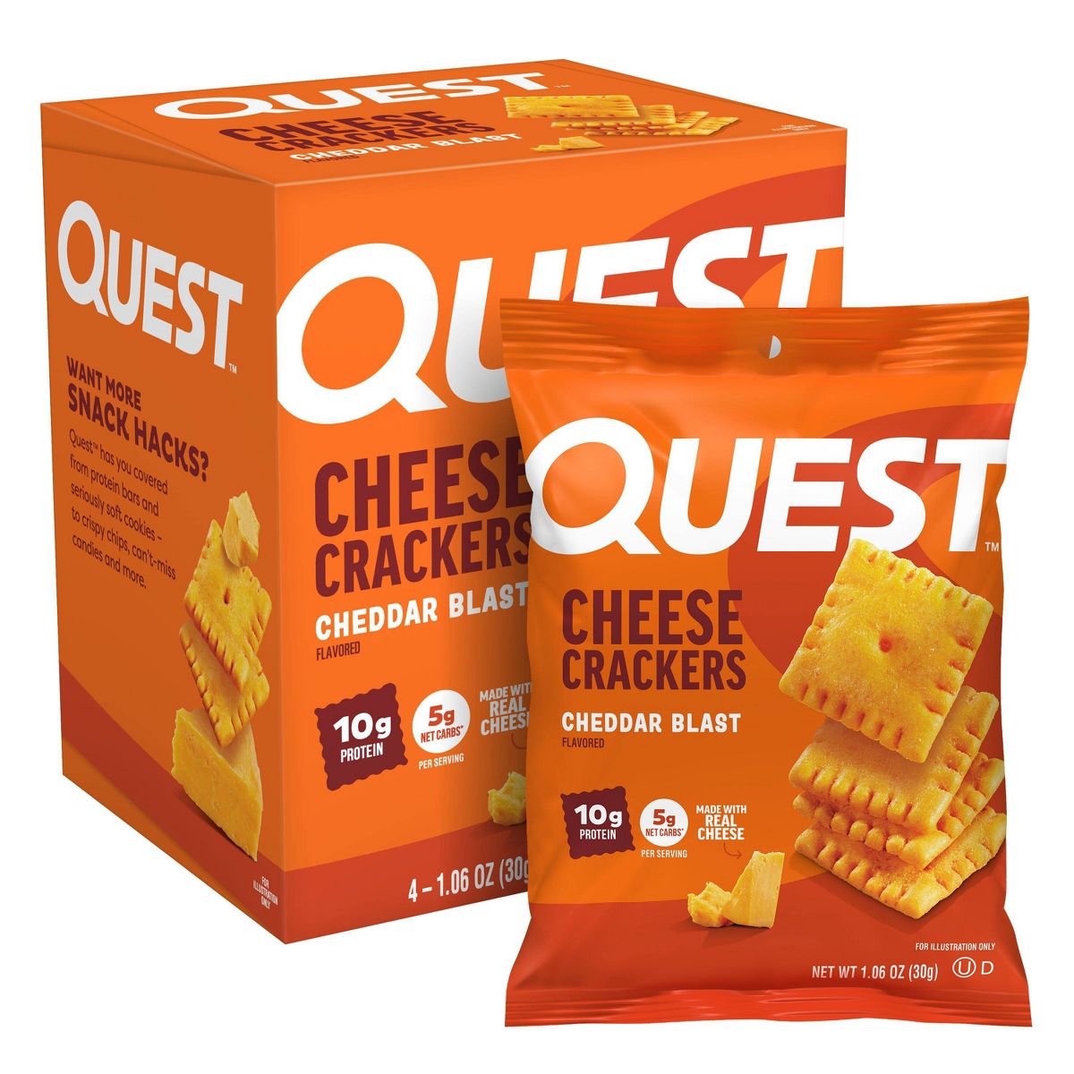 Quest Nutrition Galletas de Queso - Explosión de Cheddar - Imagen 2