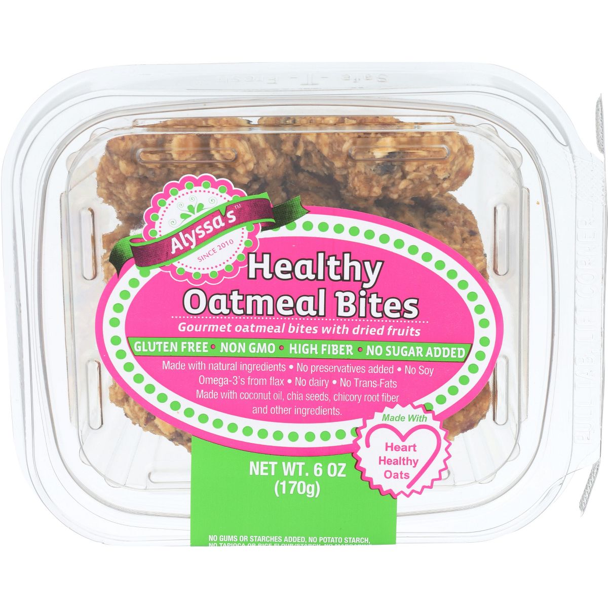 Galletas de Avena Alyssa's Cookie - Paquete de 20 - 6 oz