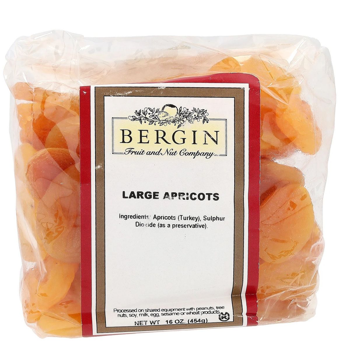 Bergin Fruit and Nut Company Albaricoques Grandes, 16 oz (454 g) - Imagen 2