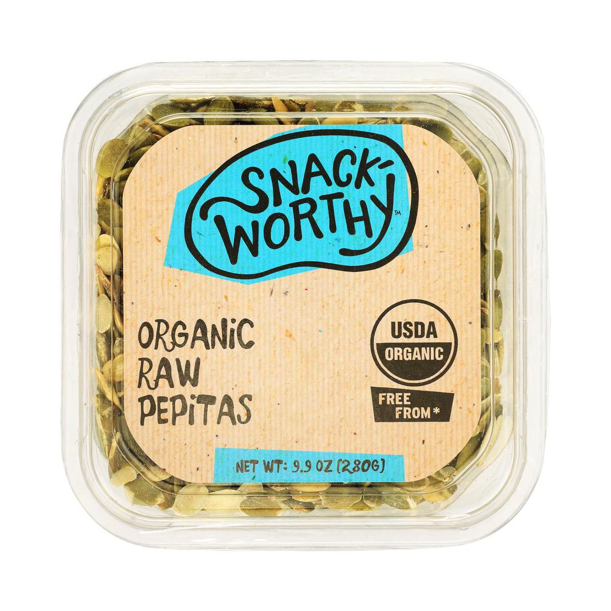 Snackworthy Pepitas Crudas Orgánicas - Paquete de 12 - 9.9 OZ - Imagen 3