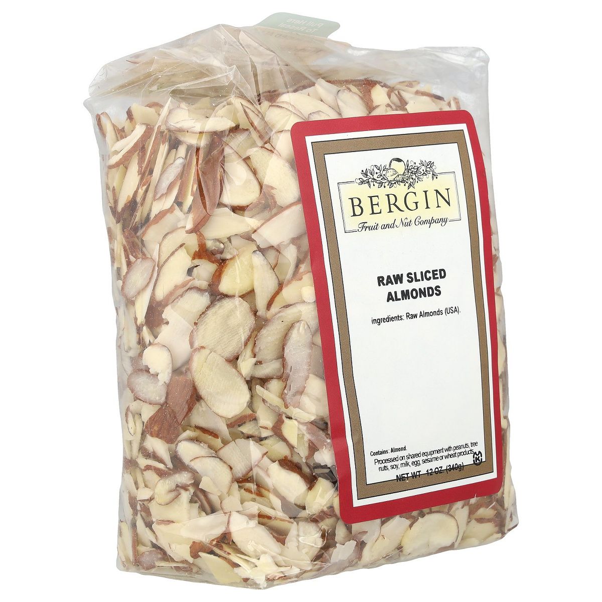 Bergin Fruit and Nut Company Almendras Fileteadas Crudas, 12 oz (340 g) - Imagen 6