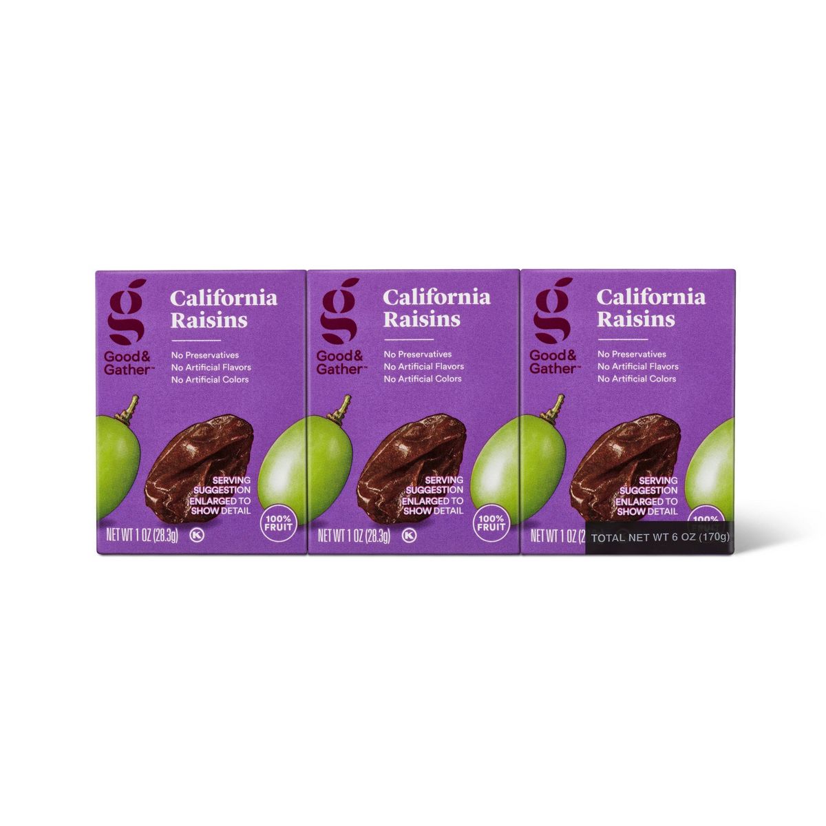 Pasas de California - 6ct/6oz - Good & Gather™ - Imagen 2