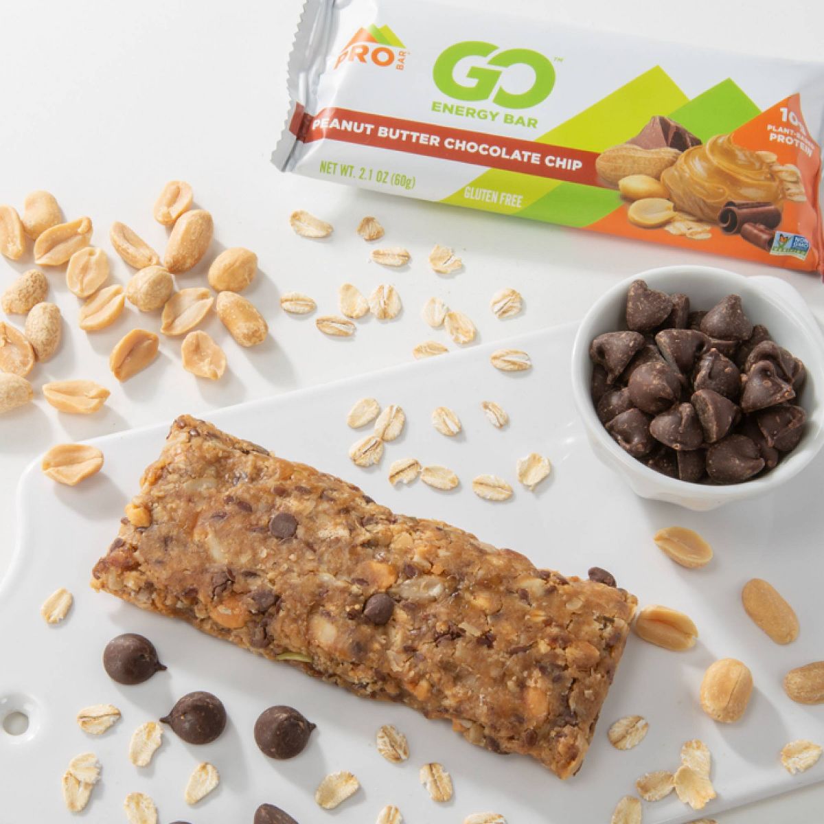Barra Energética Go de Mantequilla de Cacahuate y Chispas de Chocolate PROBAR - Imagen 4