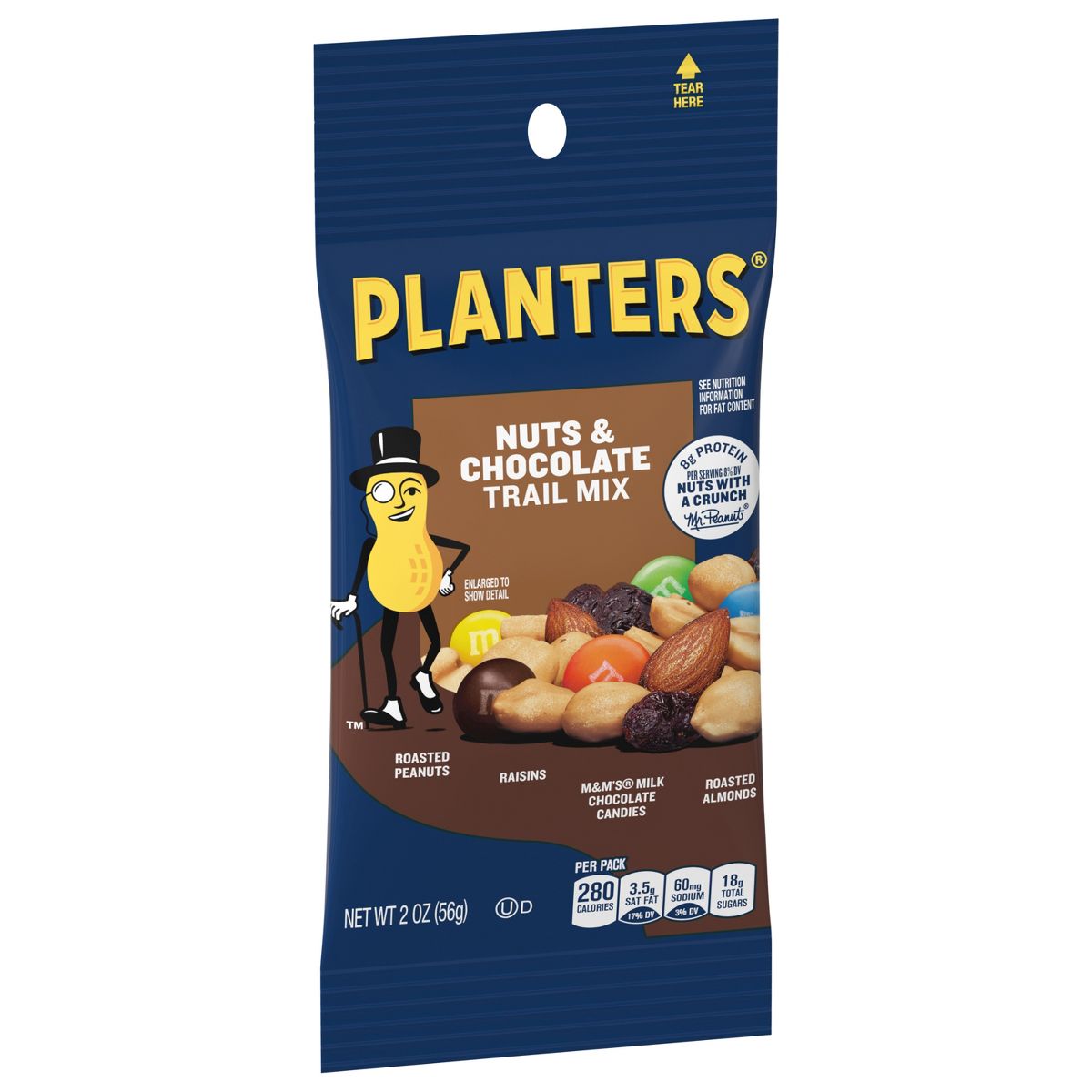Mezcla de Frutos Secos y Chocolate Planters Trail Mix - Caja de 72 - 2 oz - Imagen 3