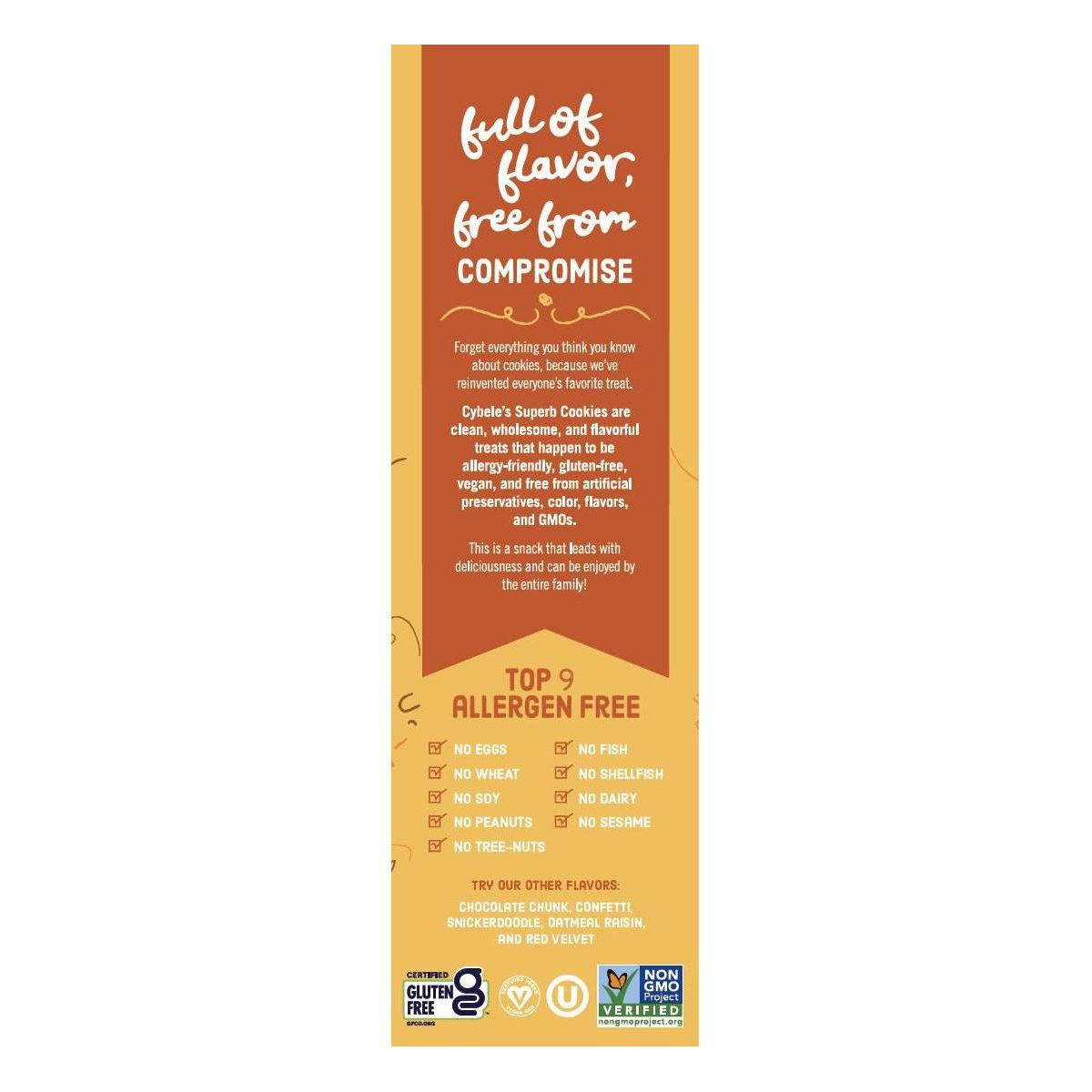 Galletas Suaves de Chispas de Chocolate Sin Gluten Cybele's Free to Eat - 6 oz - Imagen 4