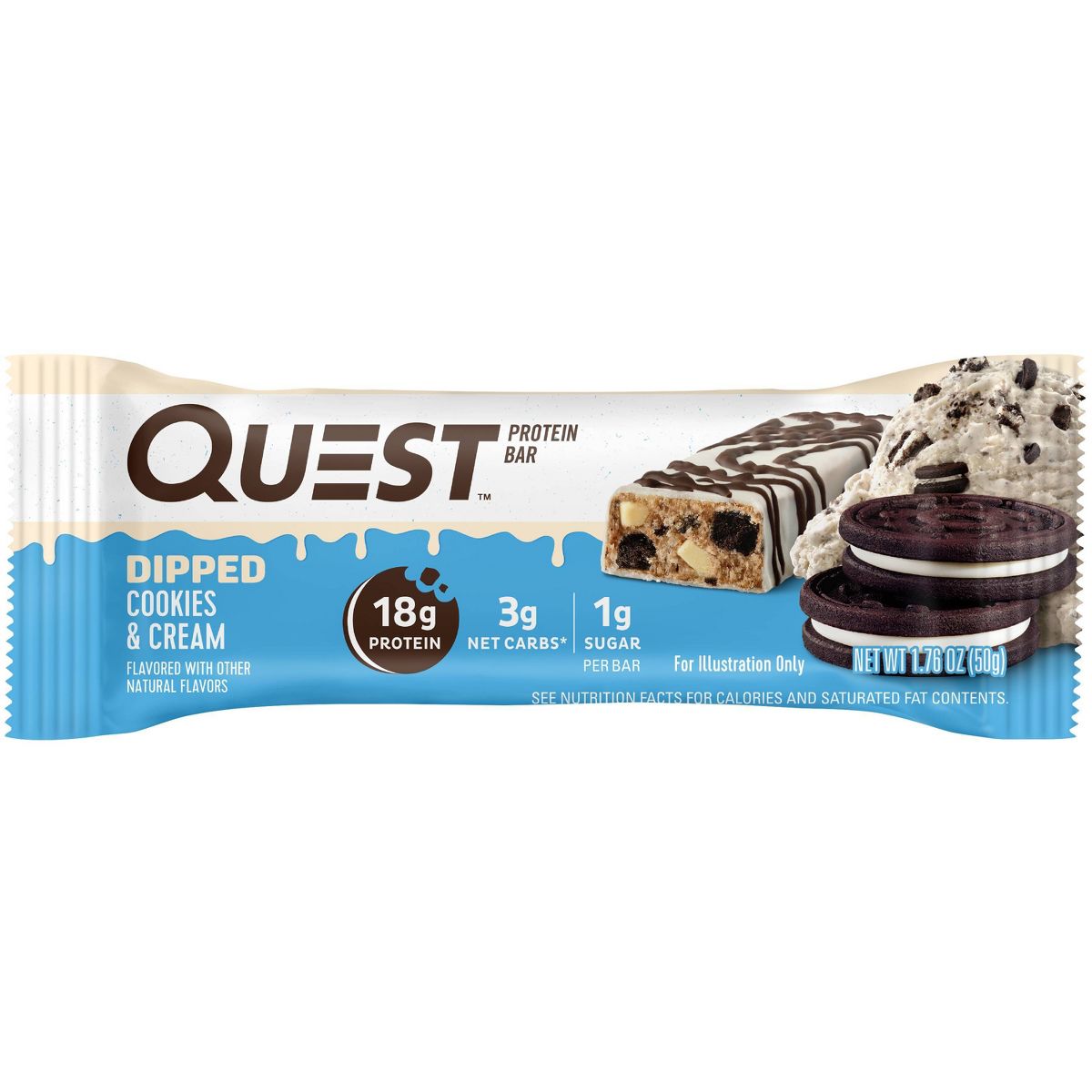 Quest Nutrition Barritas de Proteína - Bañadas Sabor Galletas y Crema - Imagen 3