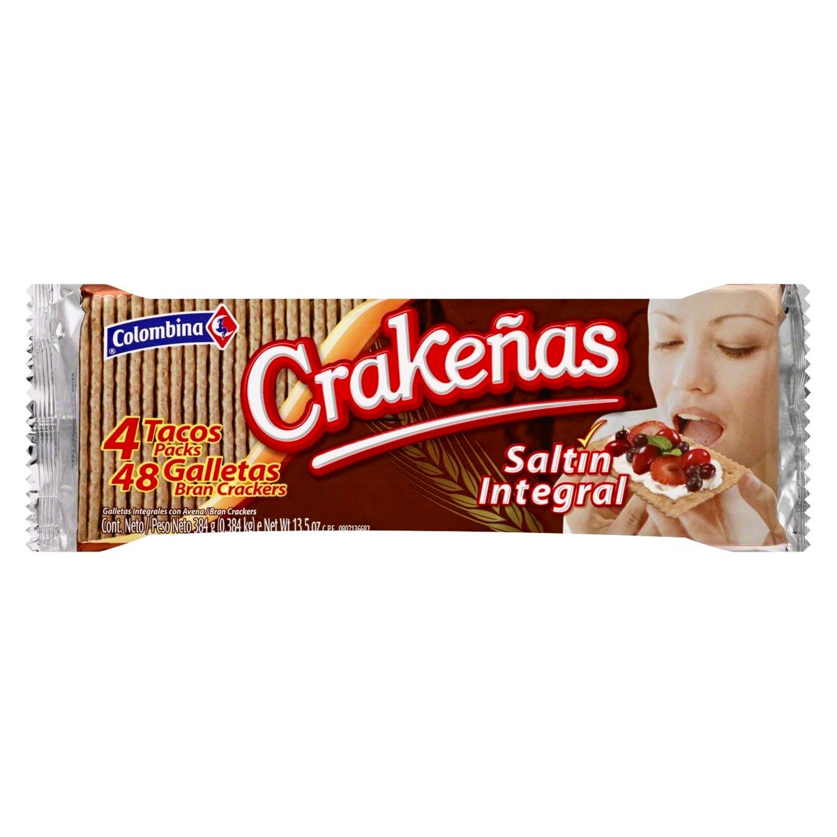 Colombina Crakeñas Saltín Integral - 13.5 oz