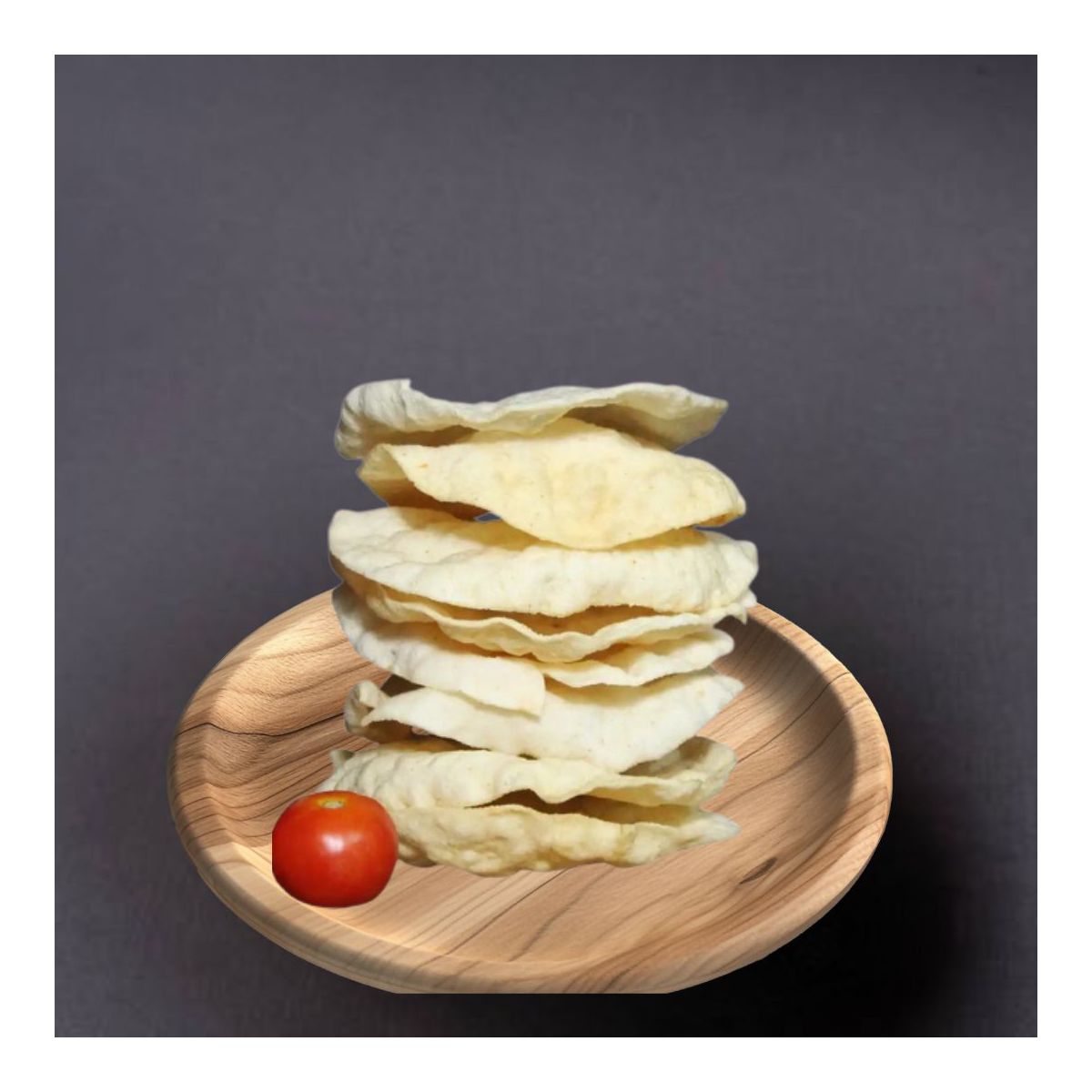 Shastha Traditional Tomato Appalam / Appalam - Paquete de 2, cada paquete 200g - Imagen 3