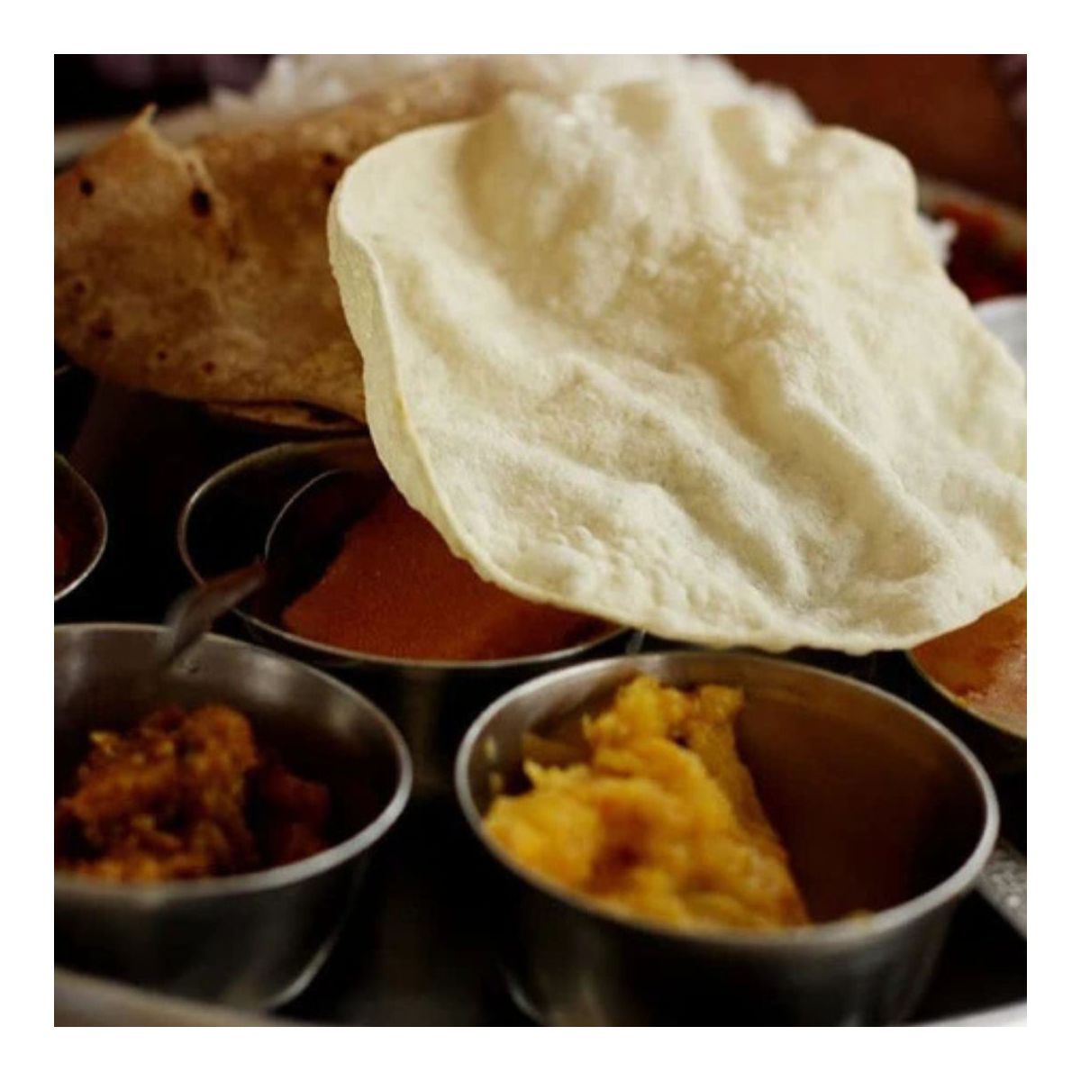 Shastha Traditional Tomato Appalam / Appalam - Paquete de 2, cada paquete 200g - Imagen 4