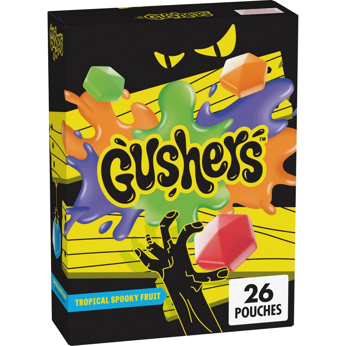 Fruit Gushers Mini Bocadillos de Fruta Espeluznantes para Halloween - 11.44 oz/26 ct