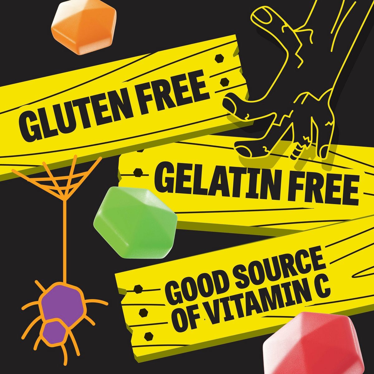 Fruit Gushers Mini Bocadillos de Fruta Espeluznantes para Halloween - 11.44 oz/26 ct - Imagen 7