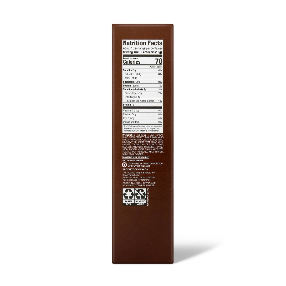 Galleta Wheat Entertaining - 8 oz - Good & Gather™ - Imagen 3