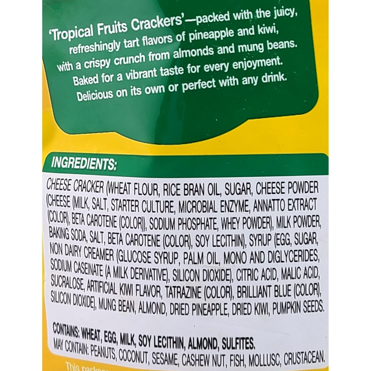 Galletas Saladas de Frutas Tropicales Chao Sua Horneadas 3.52 Oz. (Paquete de 2) - Imagen 8