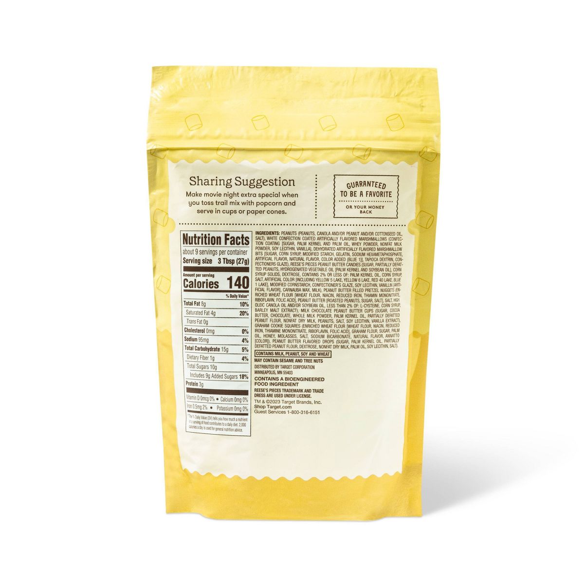 Mezcla de frutos secos para sendero con malvaviscos y galletas sabor malvavisco y chocolate con crema de cacahuate - 9 oz - Favorite Day™ - Imagen 4