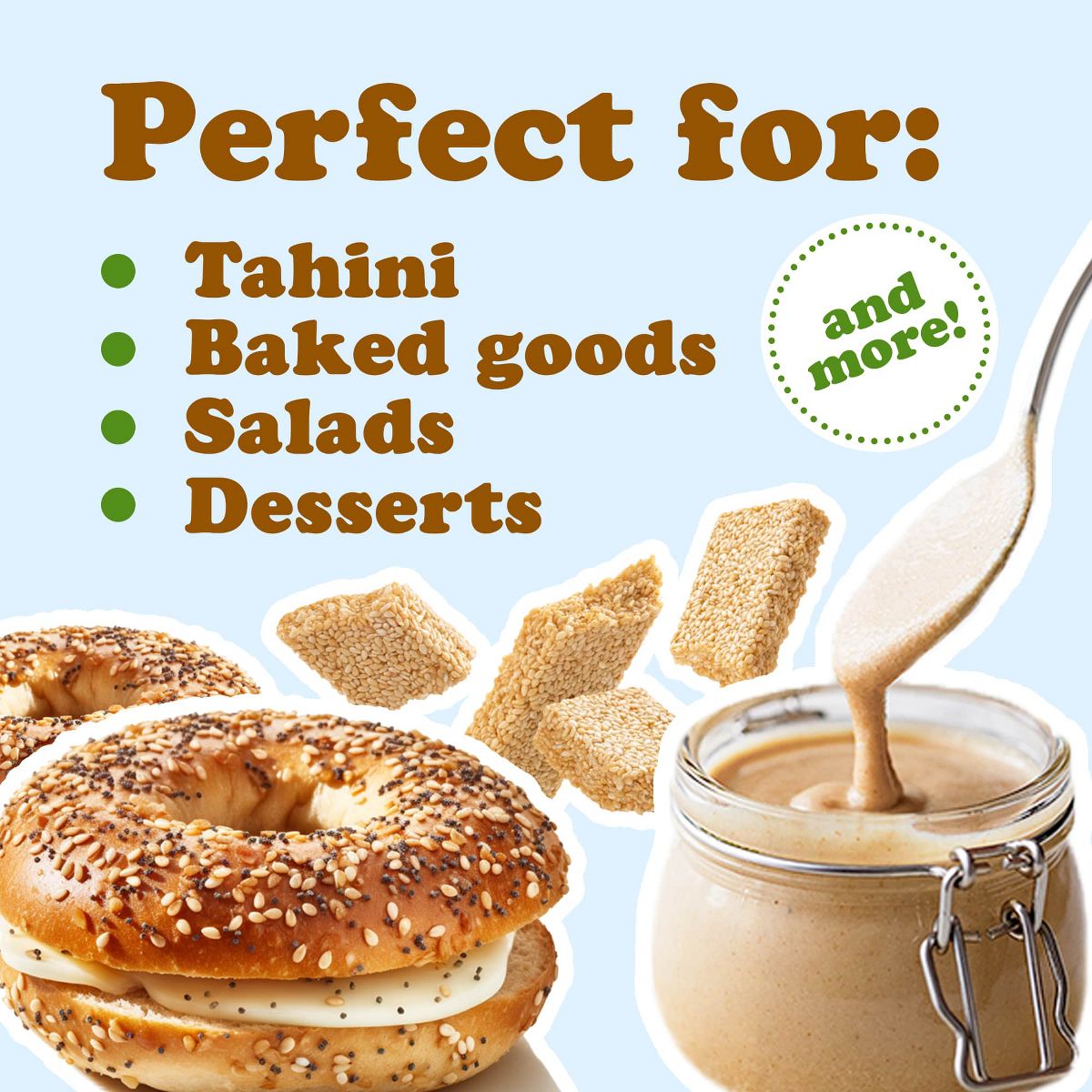 Semillas de Sésamo Sin Cáscara - por Food To Live 0.5 LB - Imagen 8