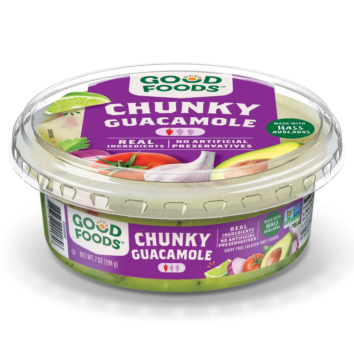 Good Foods Guacamole Tradicional Chunky - 7 oz - Imagen 6